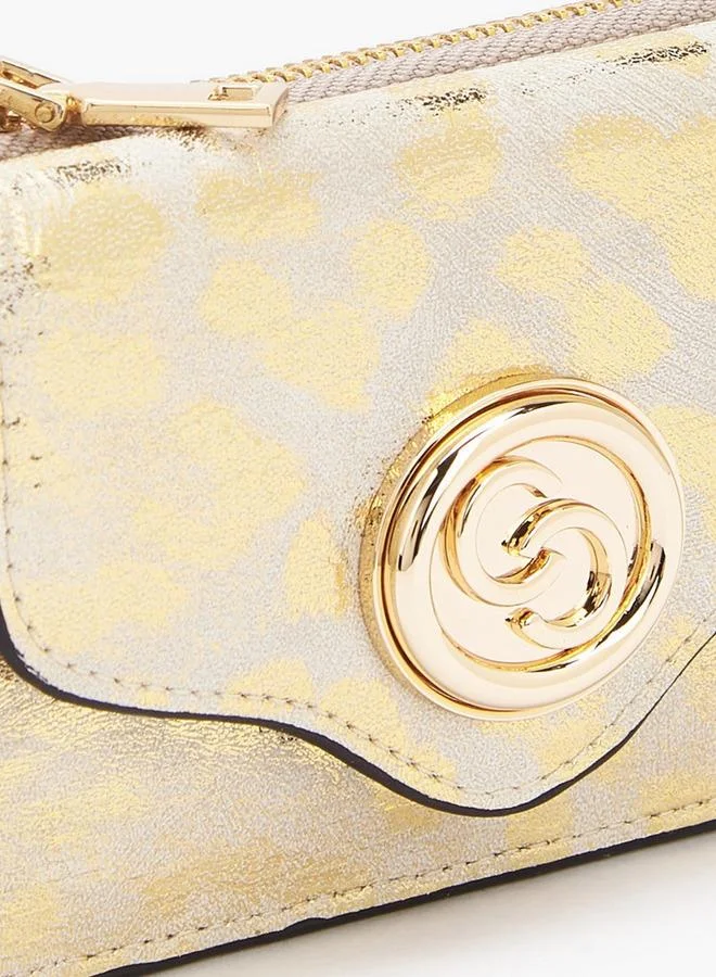 Celeste GOLD Metallic Print Card Holder Ramadan Collections for Women | Best Price UAE